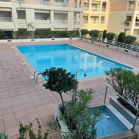 Apartamento Port Azur 4 P - Pool Golfe Juan 5 Min Cannes *