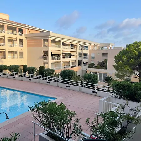 Apartamento Port Azur 4 P - Pool Golfe Juan 5 Min Cannes *